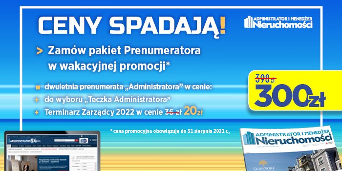 W wakacje ceny spadają