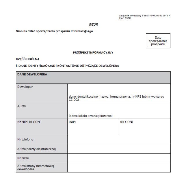 Ustawa o ochronie praw nabywcy lokalu mieszkalnego lub domu jednorodzinnego - tekst ujednolicony - galeria