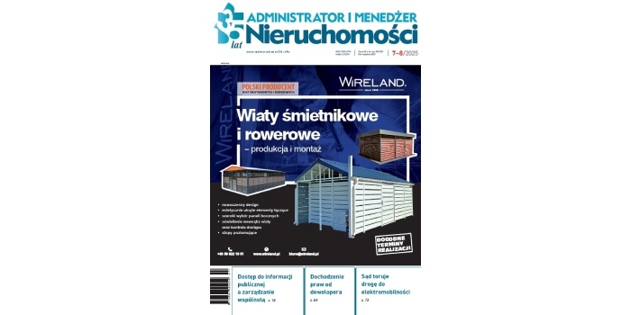 e-wydanie: Administrator i Menedżer Nieruchomości 7–8/2025