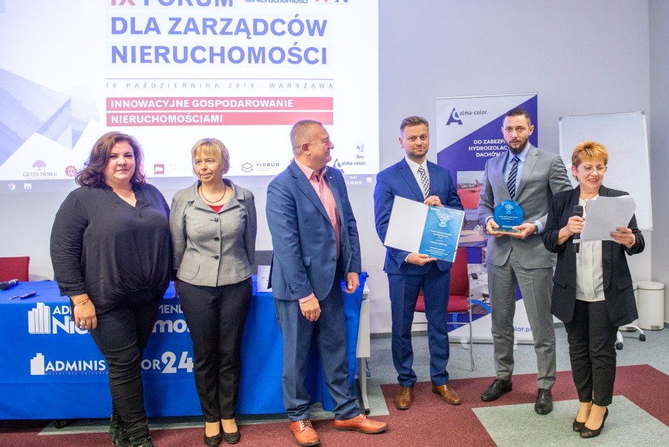 Zarząd Komunalnych Zasobów Lokalowych z Poznania – od prawej Karol Przybyszewski, Konrad Gieżak