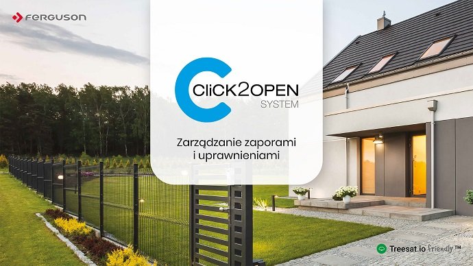 System Click2open – zarządzanie zaporami i uprawnieniami za pomocą telefonu z aplikacją mobilną