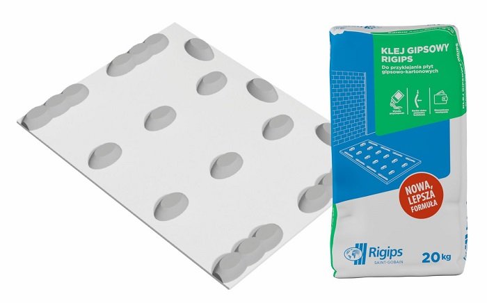 klejenie plyt gk plyta klej opakowanie