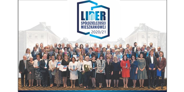 Uczestnicy i organizatorzy Lidera Sp&oacute;łdzielczości Mieszkaniowej 2020/2021; fot. Redakcja