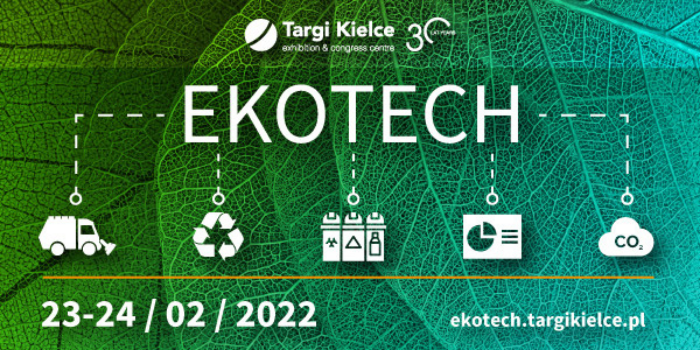 Zapraszamy już 23 i 24 lutego do Targ&oacute;w Kielce na 22. edycję Targ&oacute;w Ochrony Środowiska i Gospodarki Odpadami EKOTECH, fot. Organizator