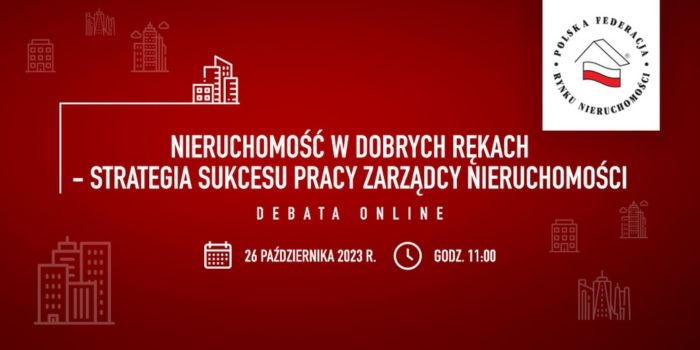 Debatę będzie można obejrzeć na kanale PFRN na Facebooku. Fot. mat. organizatora