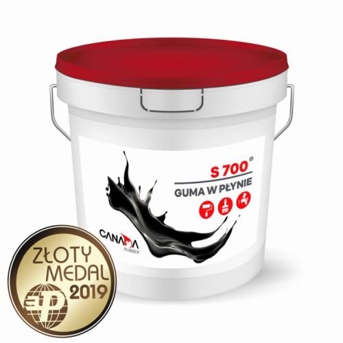opakowanie z gumą w płynie z czerwoną pokrywką